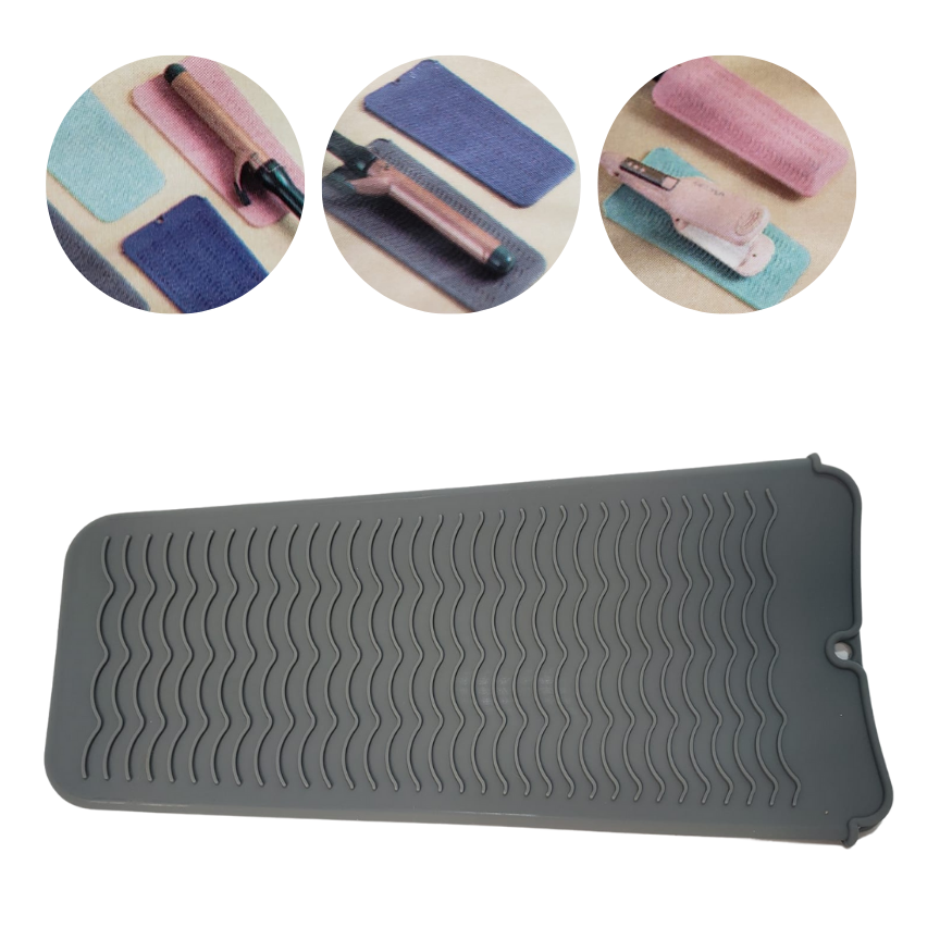 Funda De Silicona Para Rizadora Y Plancha Celeste