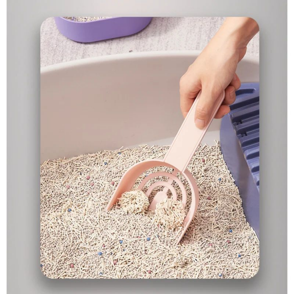 Pala Arena Para Gatos con Bote Desechos Resistente