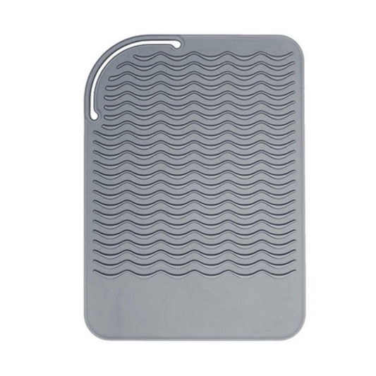 2 X Alfombra De Silicona Resistente Al Calor Para Rizador Y Plancha