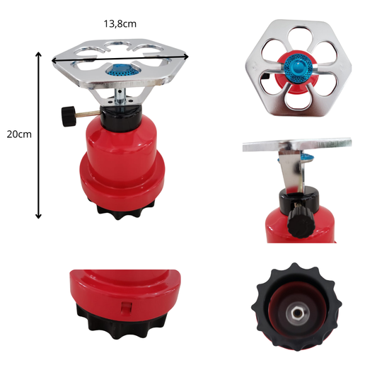 Quemador de gas, Estufa de camping Estufa de gas