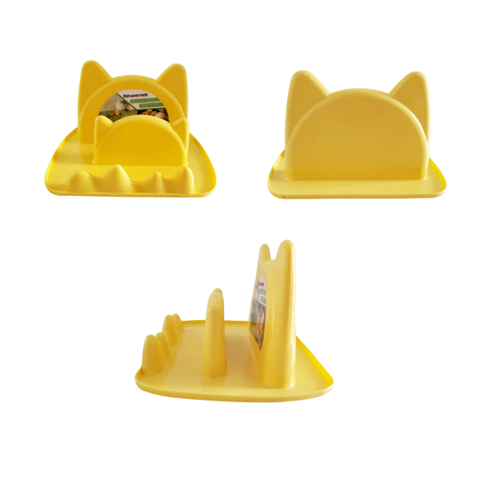 Organizador de Tapas de Ollas Forma Gato Plastico