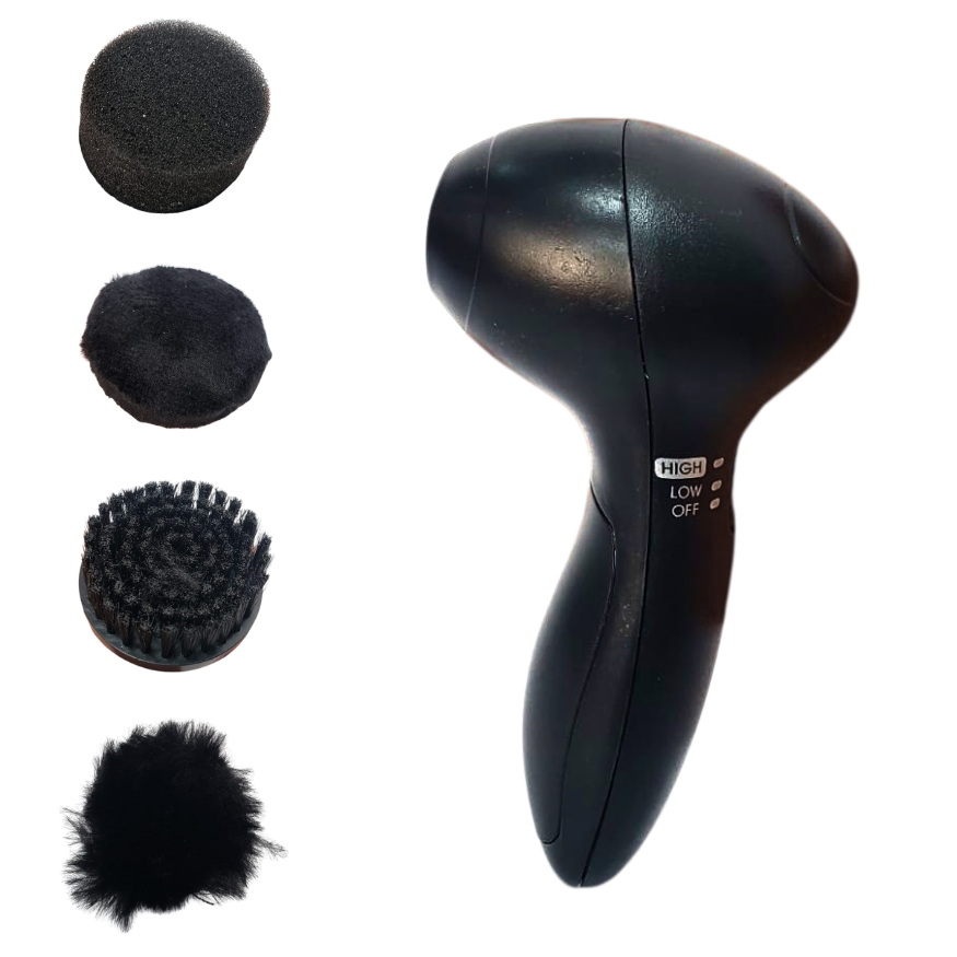 Pulidor Eléctrico De Zapatos, Cepillo De Limpieza Multifuncional, Kit De Brillo De Zapatos
