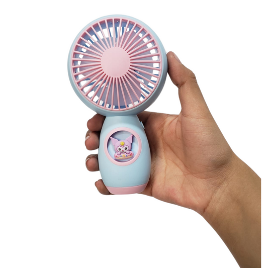 Mini Ventilador De Kuromi Portatil