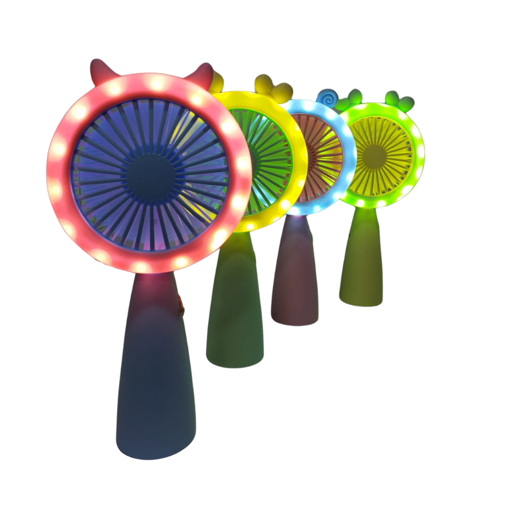 Mini Ventilador Led Portatil