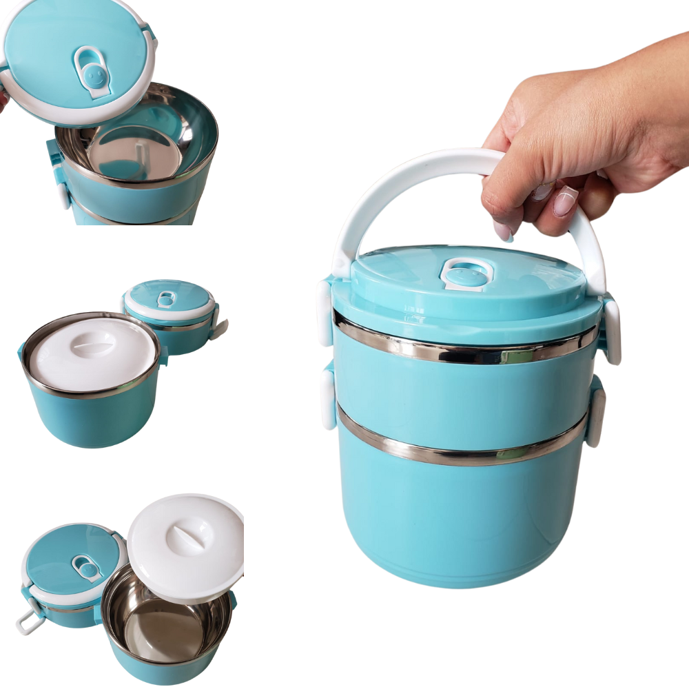 Contenedor de Alimentos Bento de Acero inoxidable