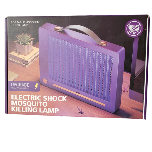 Lampara Eletrica para Matar Mosquitos Morado