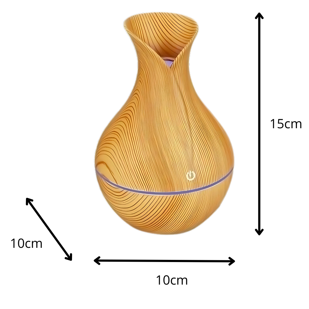 Difusor Mini Humificador Aroma Tipo Jarron