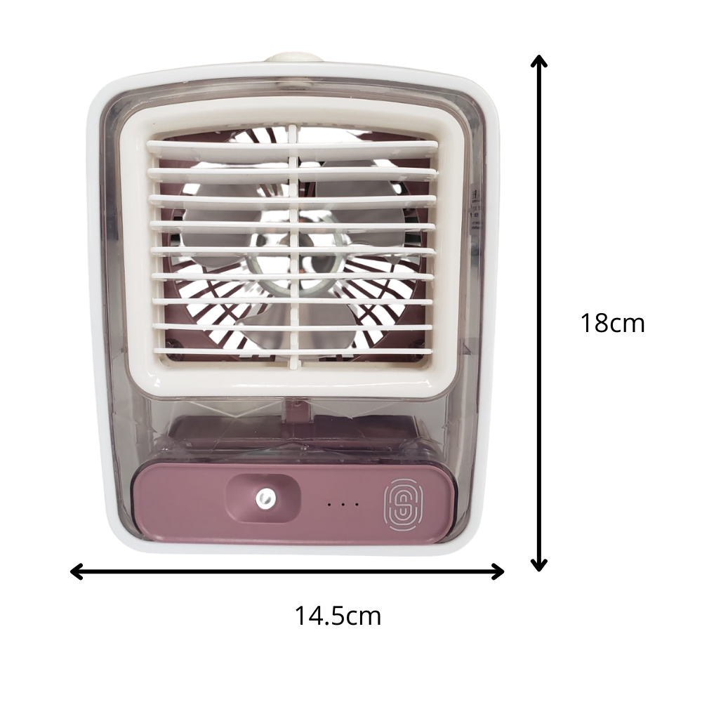 Ventilador Humificador Portatil De Escritorio Refrigerado por Agua