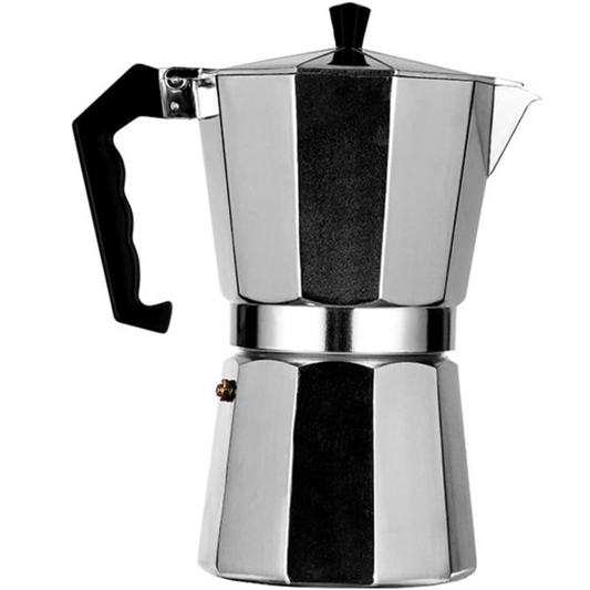 Cafetera clásica italiana y cubana