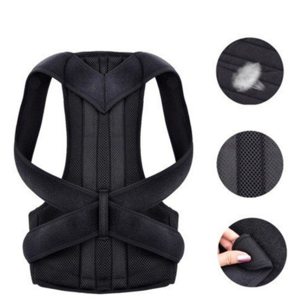 Faja Chaleco Corrector de Espalda Ajustable