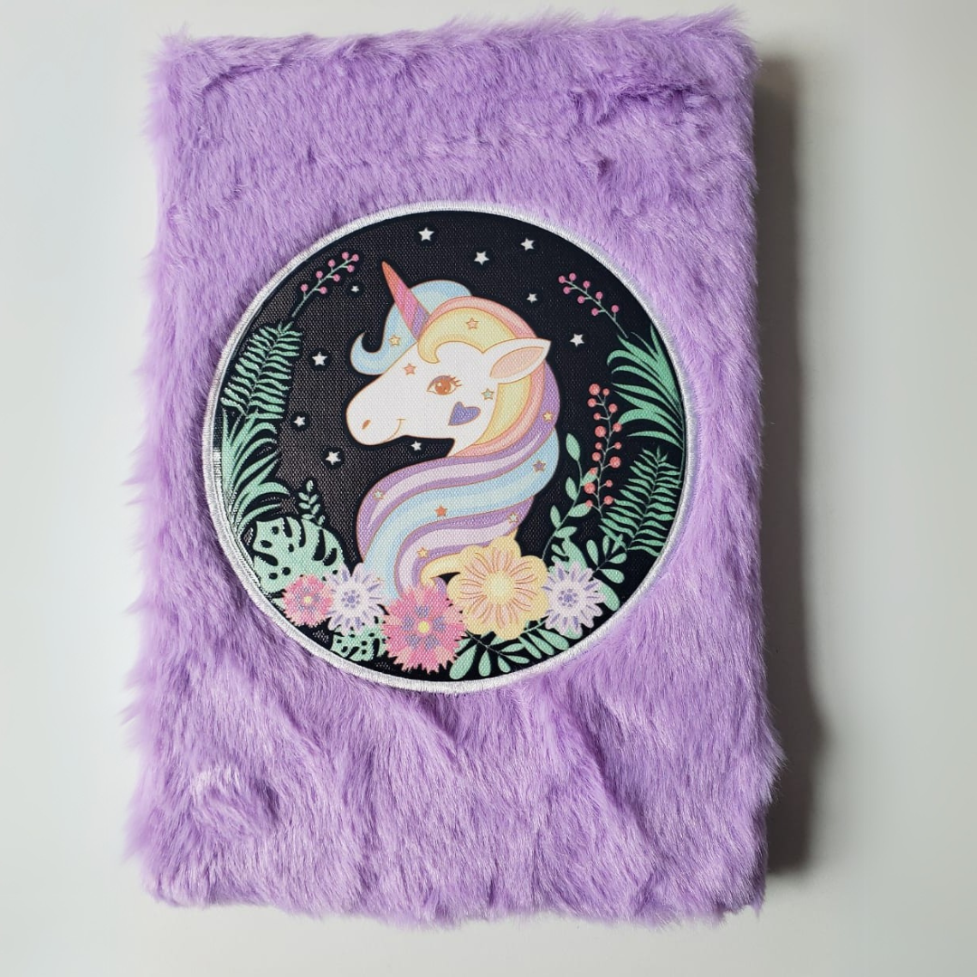 Cuaderno de Peluche Unicornio