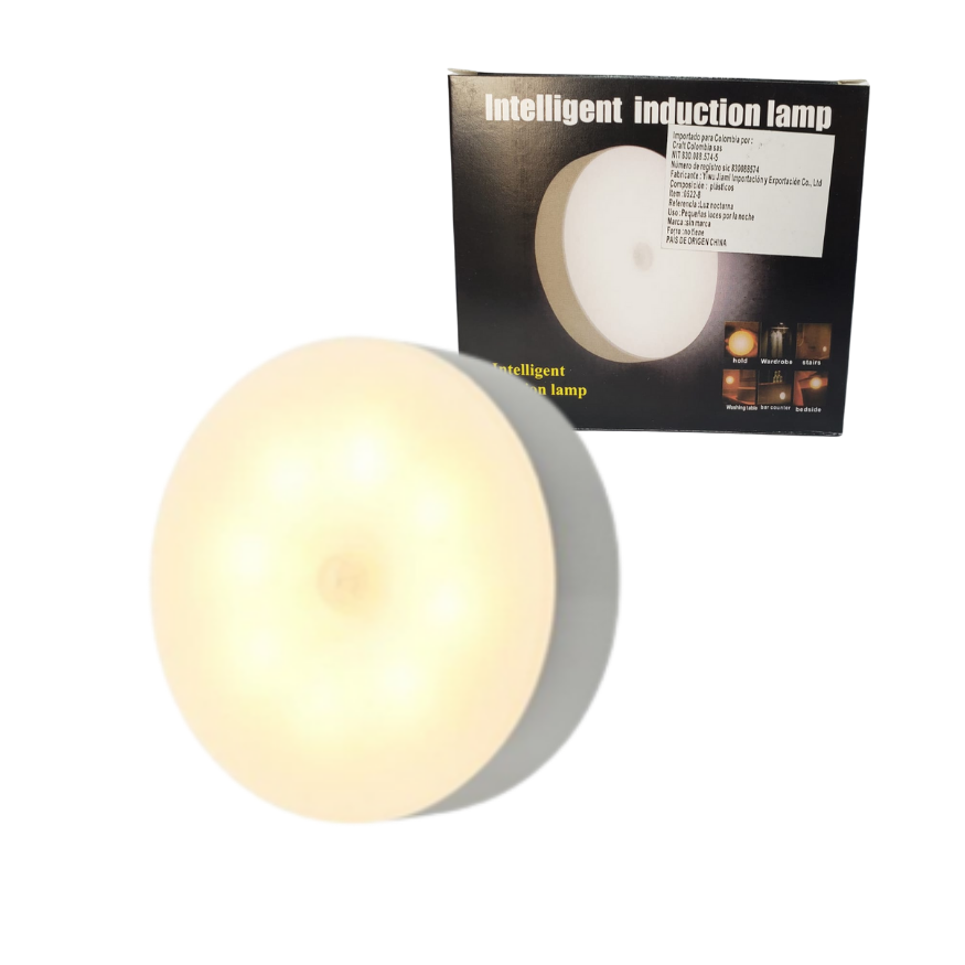 Lampara Luz Led Recargable Apagado Automático Usb