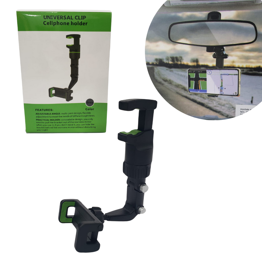 Soporte Para Celular Para Espejo Retrovisor Phone Holder