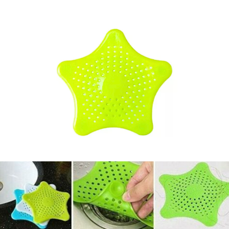 3 X Filtro Desagüe De Suelo De Cocina Y Baño En Forma De Estrella De Mar