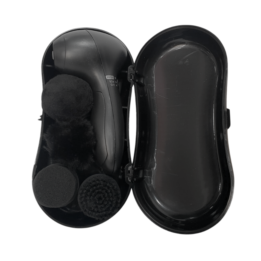 Pulidor Eléctrico De Zapatos, Cepillo De Limpieza Multifuncional, Kit De Brillo De Zapatos