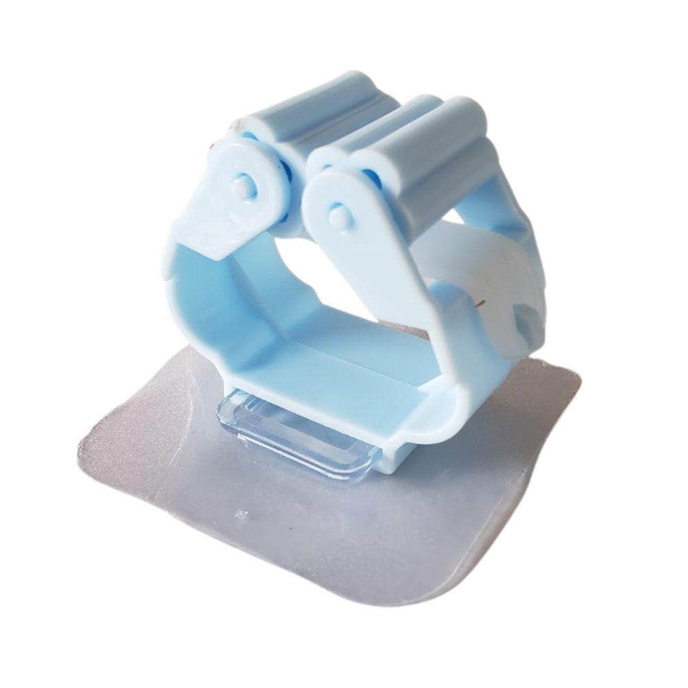 4 X Organizador Soporte Porta Escoba Utensillos Rosa Adhesivo