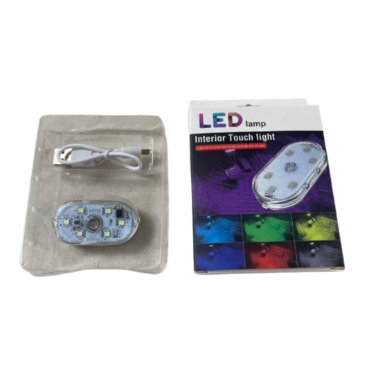 2 X Luz Led Mini Sensor Tactil Decorativa Multicolor