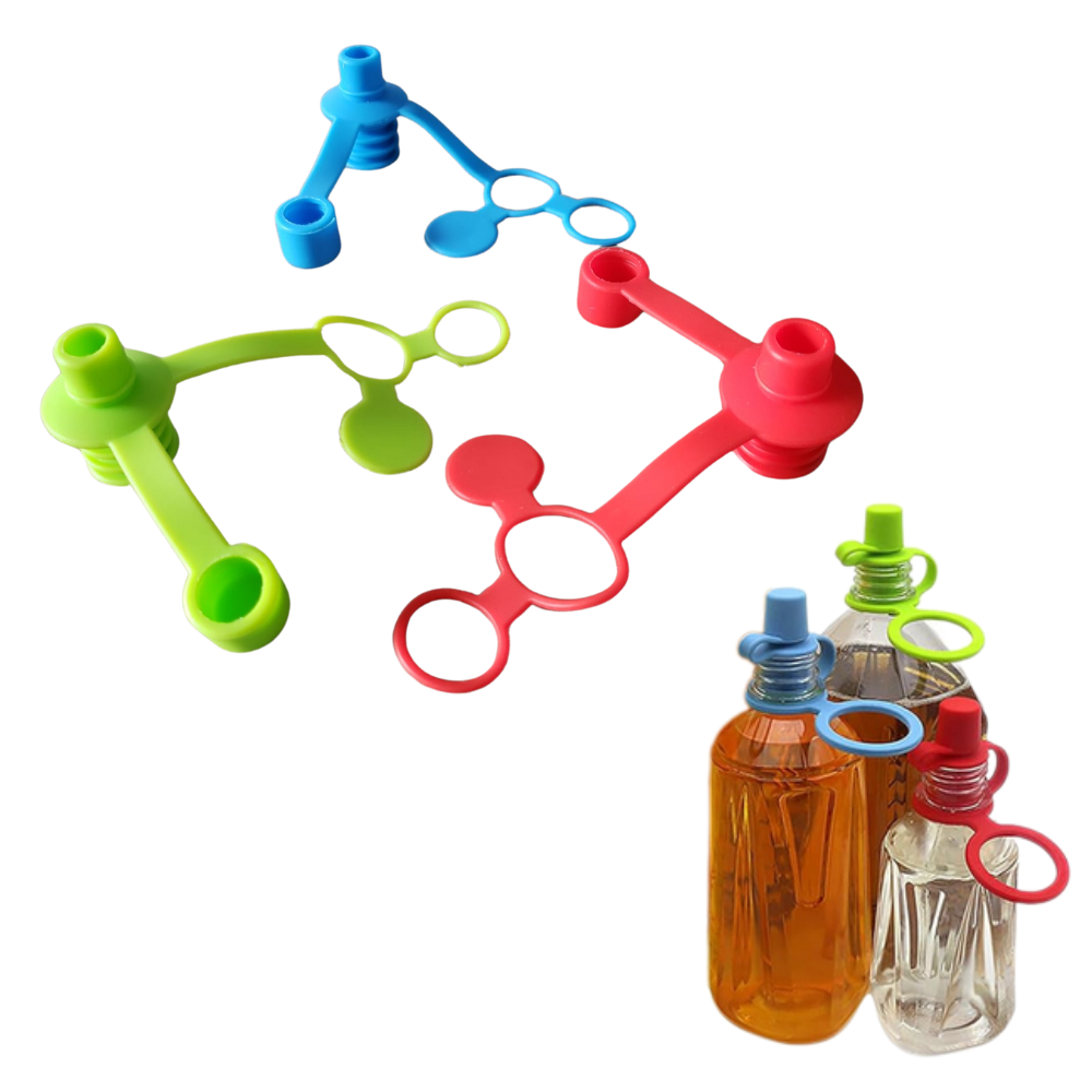 Adaptador de Boquilla Superior de Silicona para Botellas Sin Derrames y sin BPA