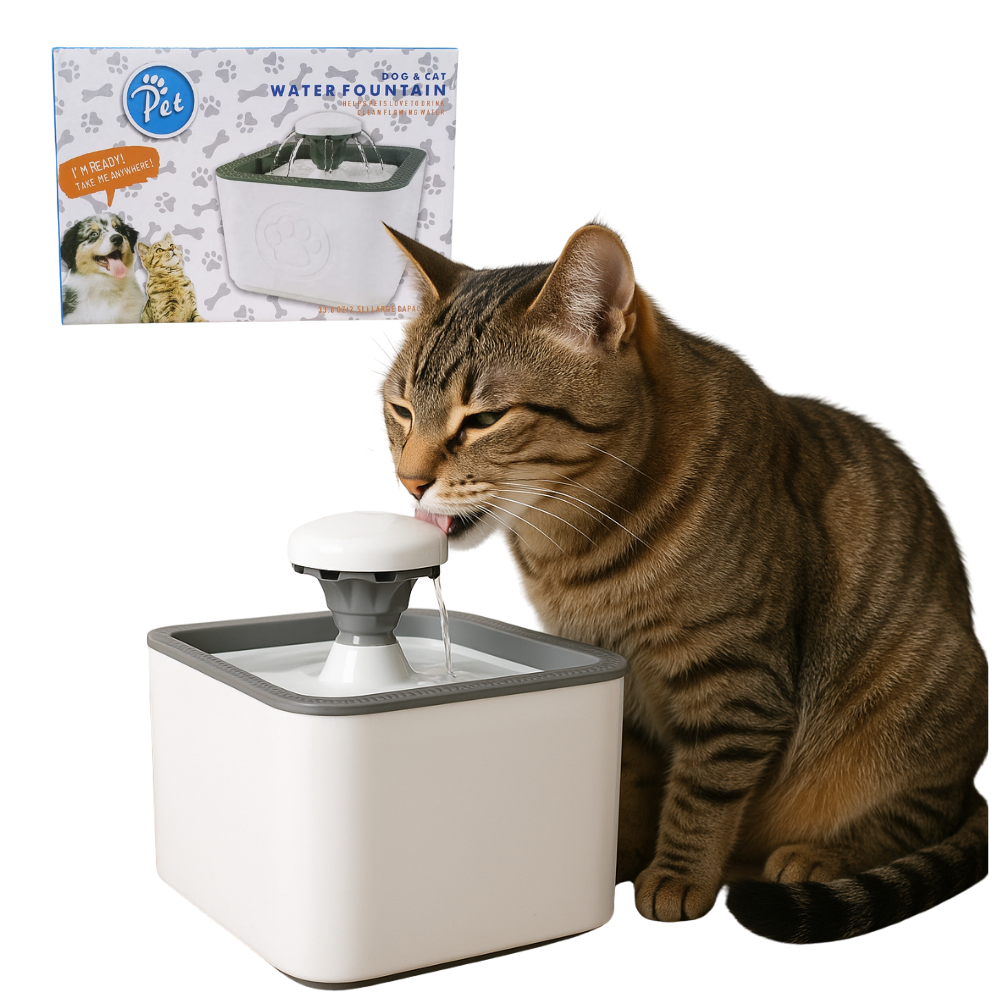 Bebedero Fuente Agua Automático Mascotas Grifo Purificadora