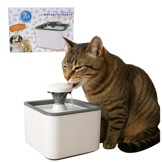 Bebedero Fuente Agua Automático Mascotas Grifo Purificadora