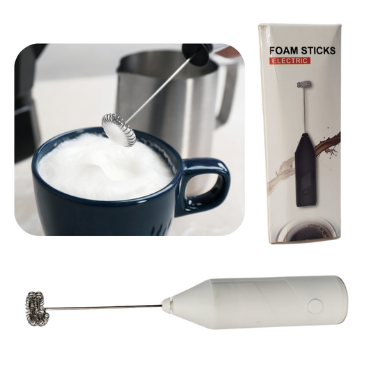 Espumador De Leche Eléctrico Para Cafe , Mini Batidora Electrica