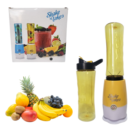 Licuadora Portátil Mini Shaken Take 2 Vasos Jugos