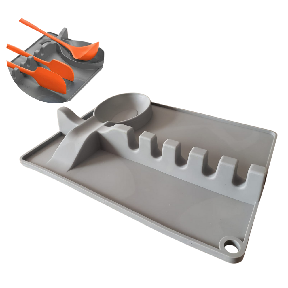 Molde Organizador de Silicona para Utensilios de Cocina