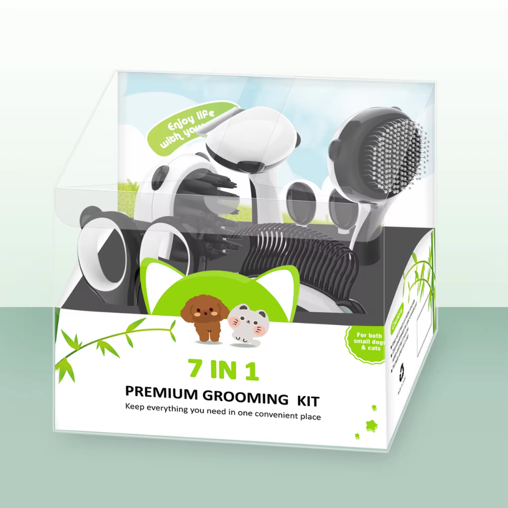 Kit De Cepillos Para Mascotas 7 en 1