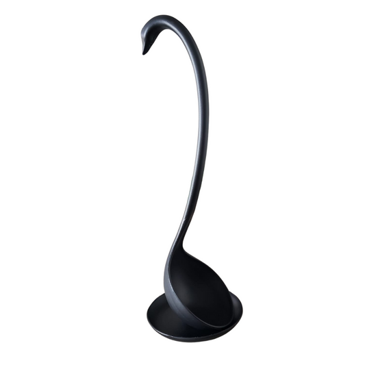 Cucharon en forma de Cisne con Soporte