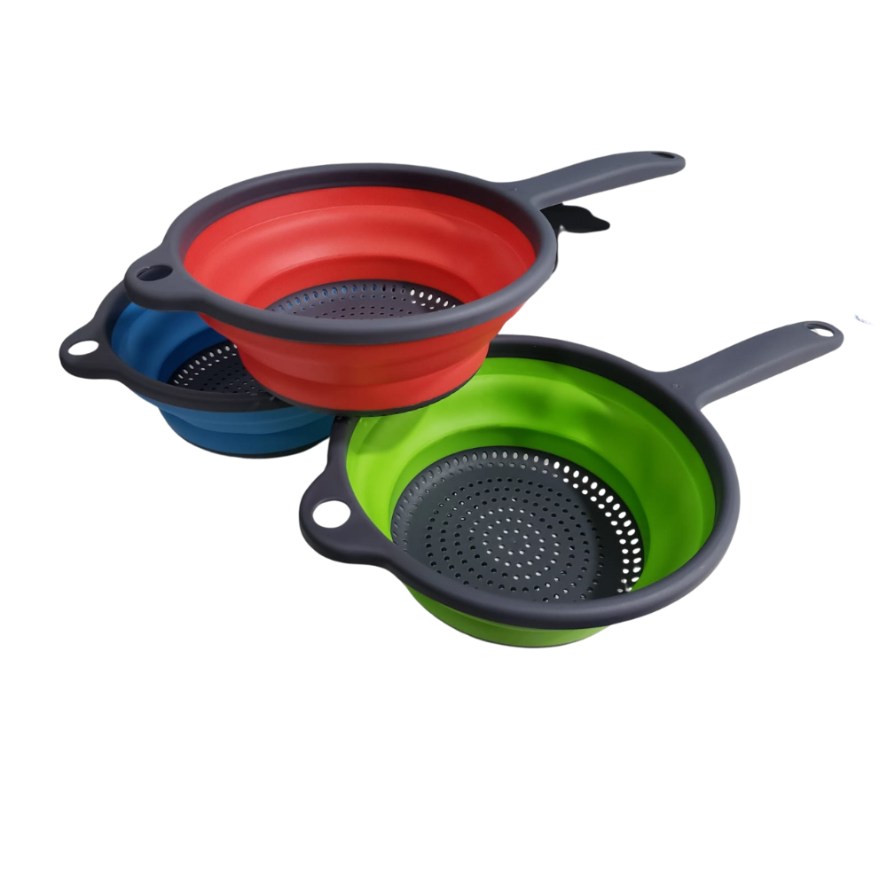 Colador Silicona Plegable