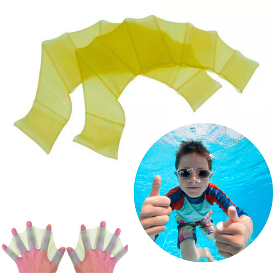 1 Par De Aletas De Manos Para Natacion