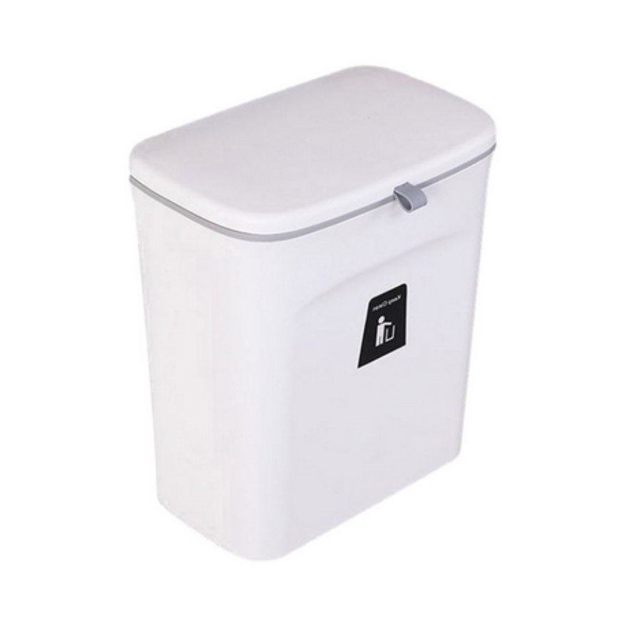 Cubo De Basura Montado En La Pared, Colgador Para Puerta De Armario, Contenedor De Basura