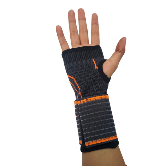 Muñequera Elastica Deportiva Ajustable Compresion