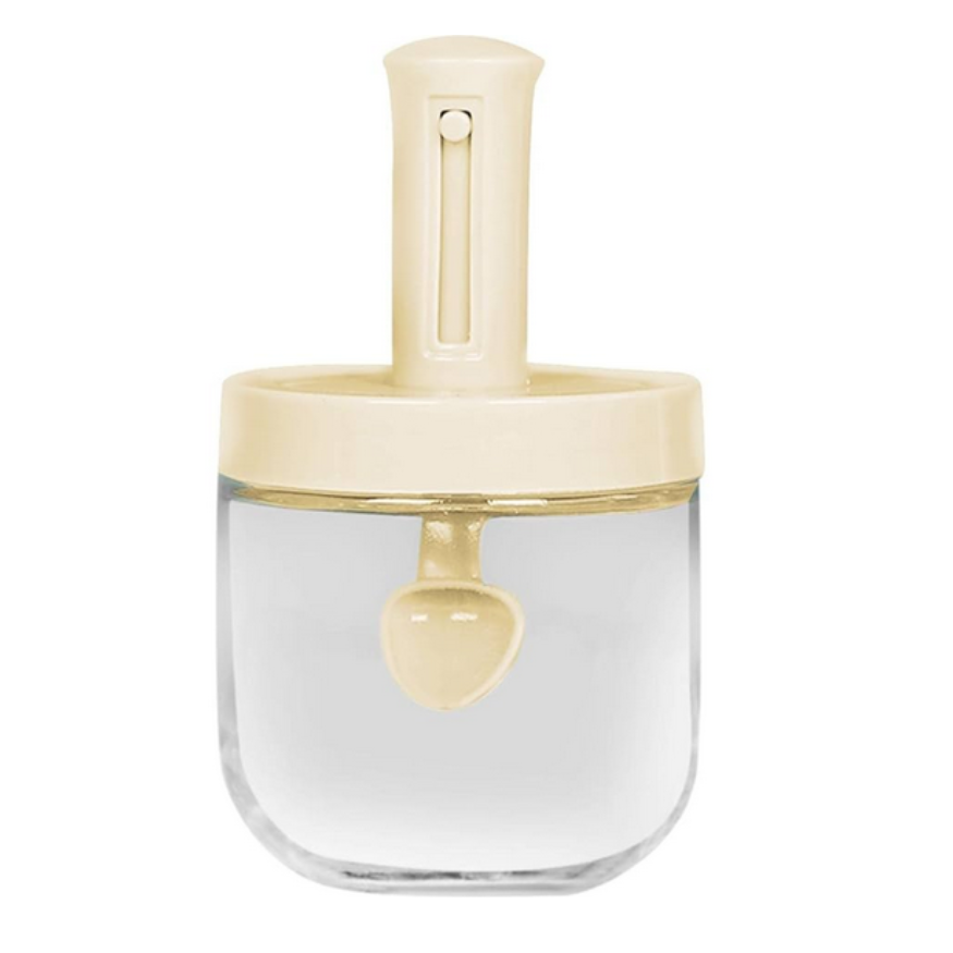Envase De Vidrio Herméticos Para Pimienta Con Tapas Y Cuchara 10 Oz Recipientes De Vidrio Para Sal