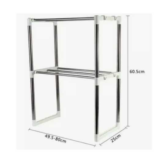 Organizador Microondas Estante Metálico De Cocina Multiusos