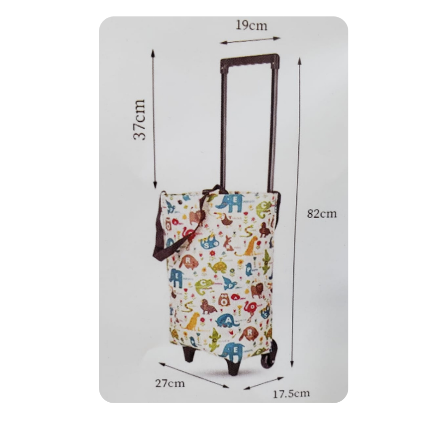 Carrito De Compras Mercado Plegable De Ruedas Impermeable