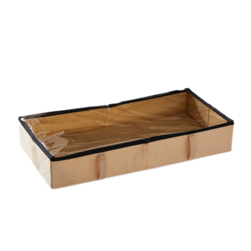 Organizador De Tela Con Cremallera Y Protector Plastico