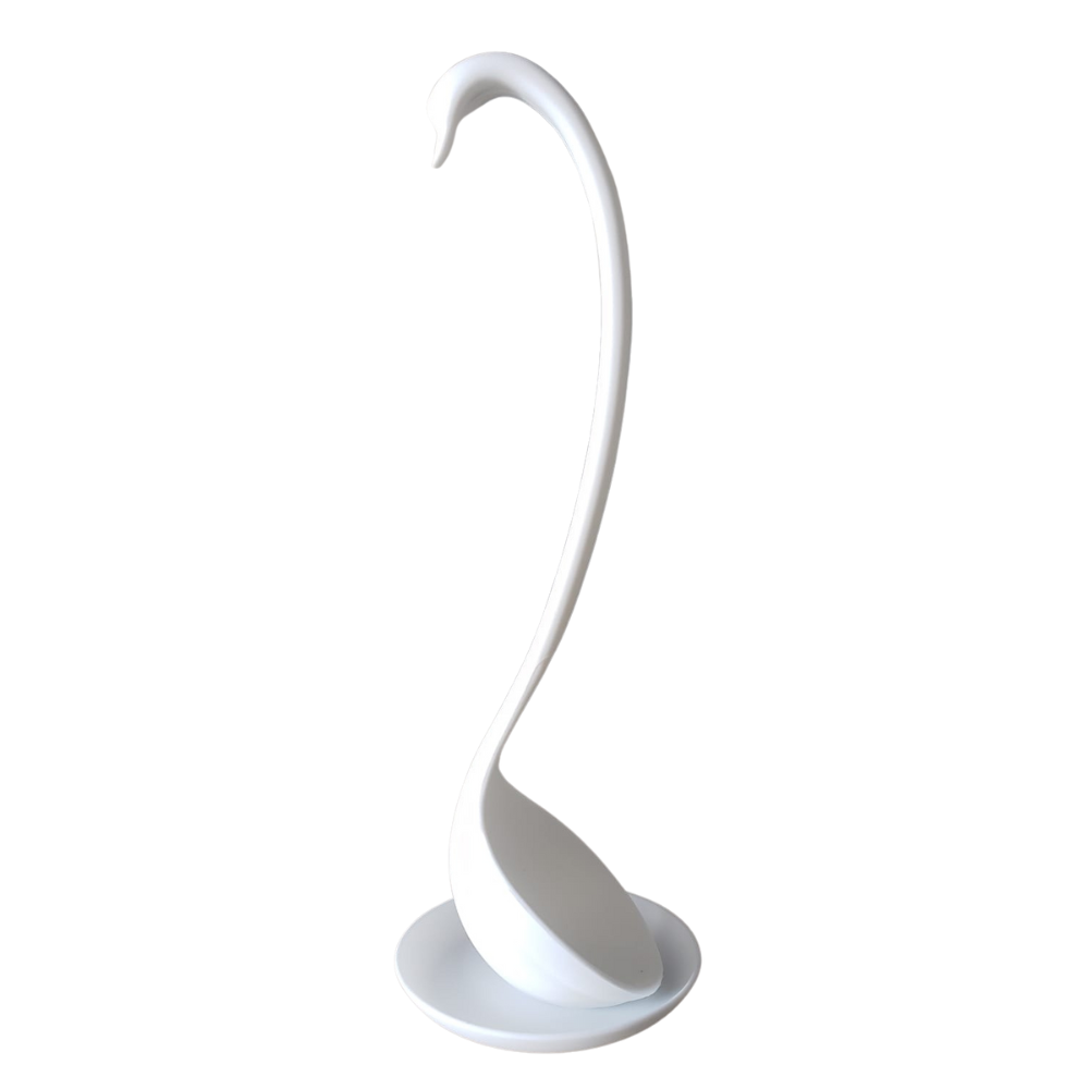 Cucharon en forma de Cisne con Soporte