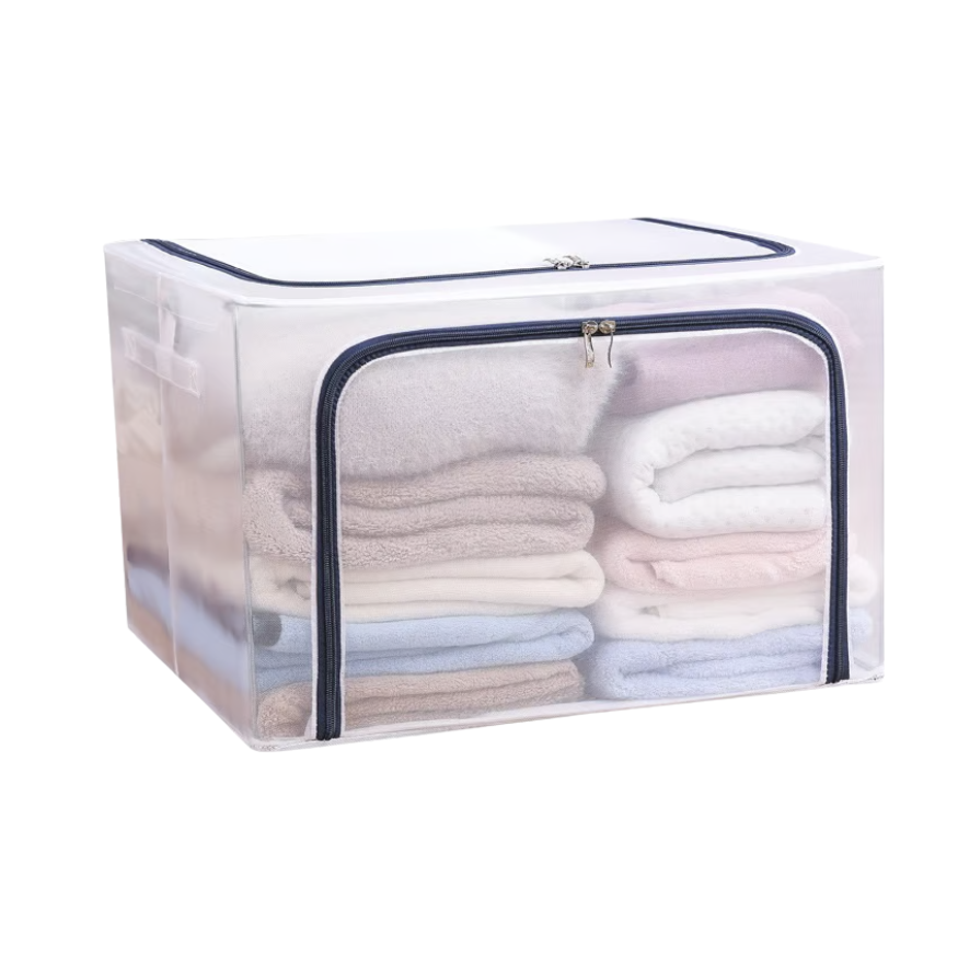 Caja De Almacenamiento De Ropa Transparente