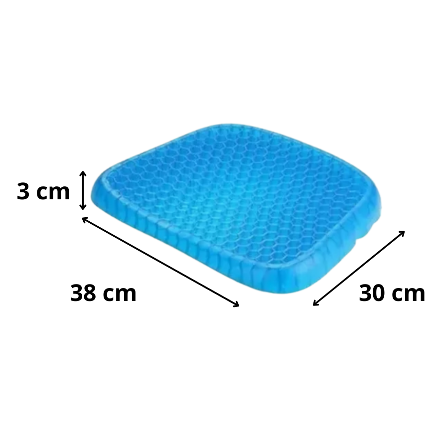 Cojin De Gel Para Silla Asiento Ortopedico Absorbe Puntos De Presion