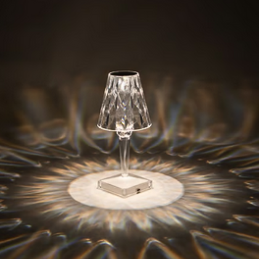 Lámpara De Mesa De Acrlico Forma Lampara