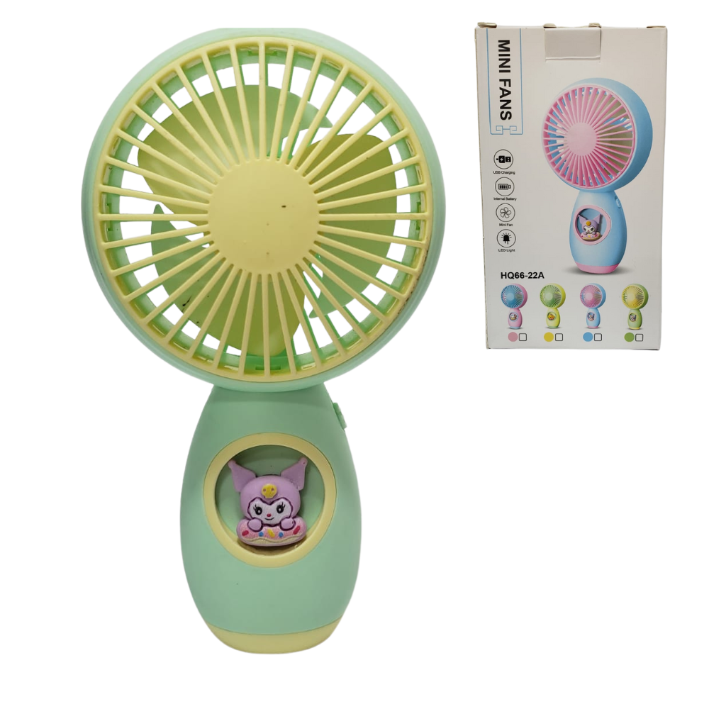 Mini Ventilador De Kuromi Portatil