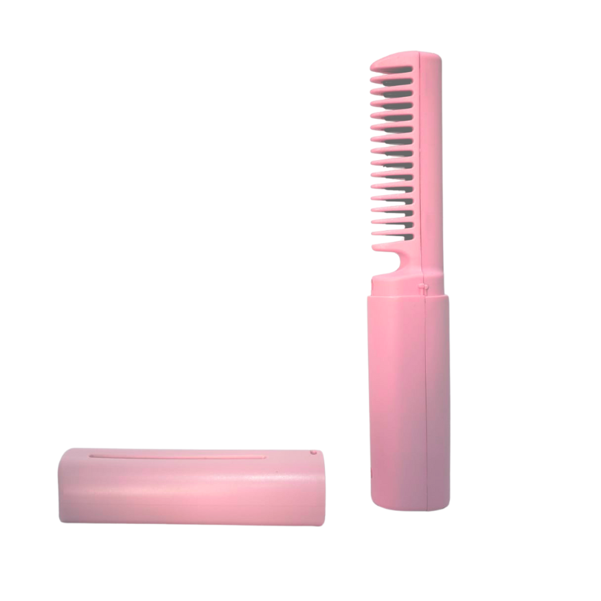 Mini Peine Inalámbrico Recargable Para Alisar El Cabello