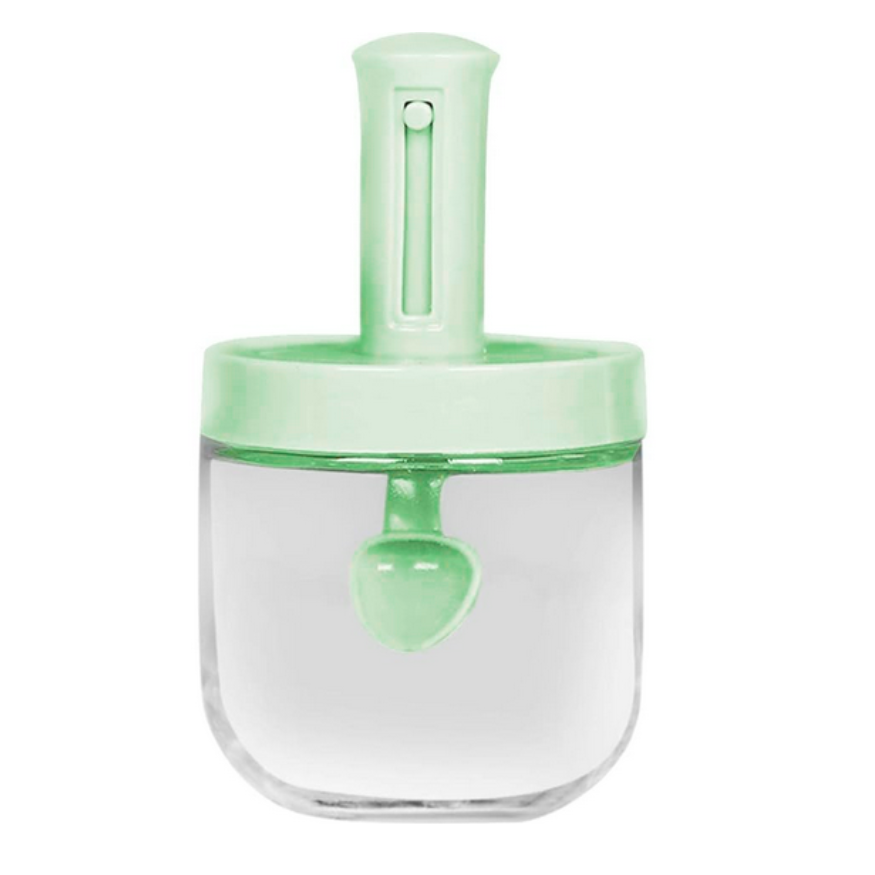 Envase De Vidrio Herméticos Para Pimienta Con Tapas Y Cuchara 10 Oz Recipientes De Vidrio Para Sal