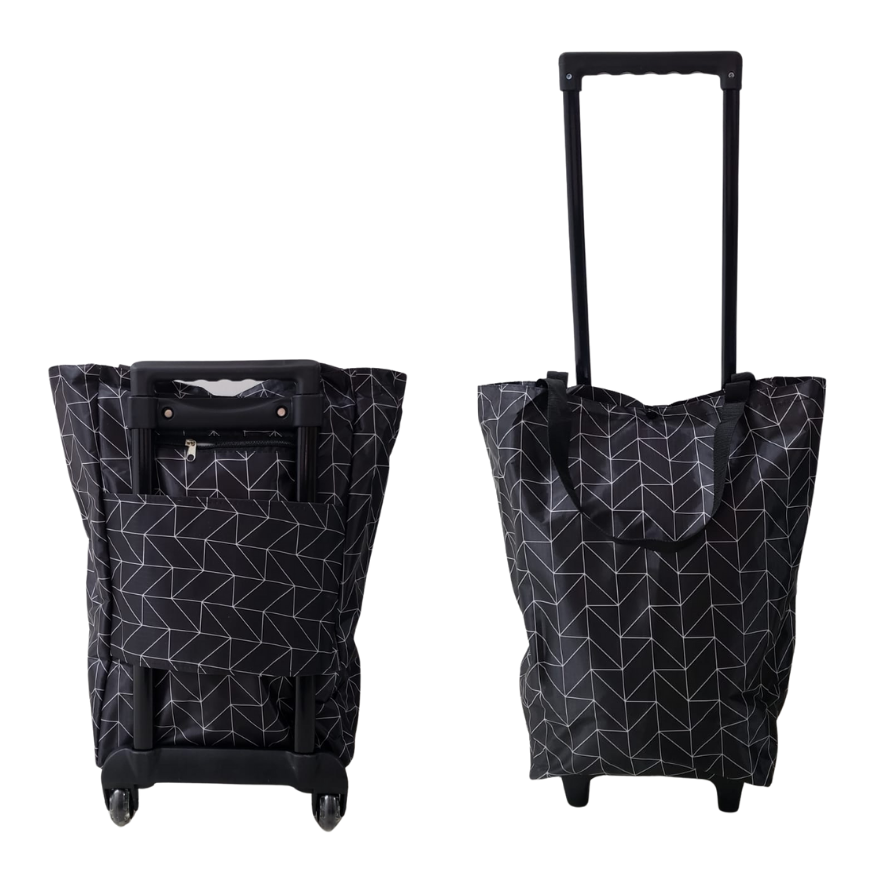 Carrito De Compras Mercado Plegable De Ruedas Impermeable
