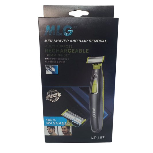 Afeitadora Recortadora Mlg Recargable Electrica Inalambrica