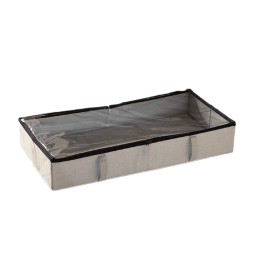 Organizador De Tela Con Cremallera Y Protector Plastico