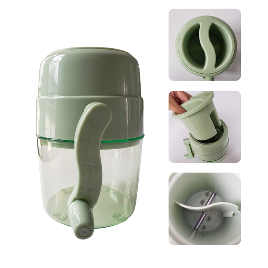 Mini Maquina Trituradora de Hielo Manual