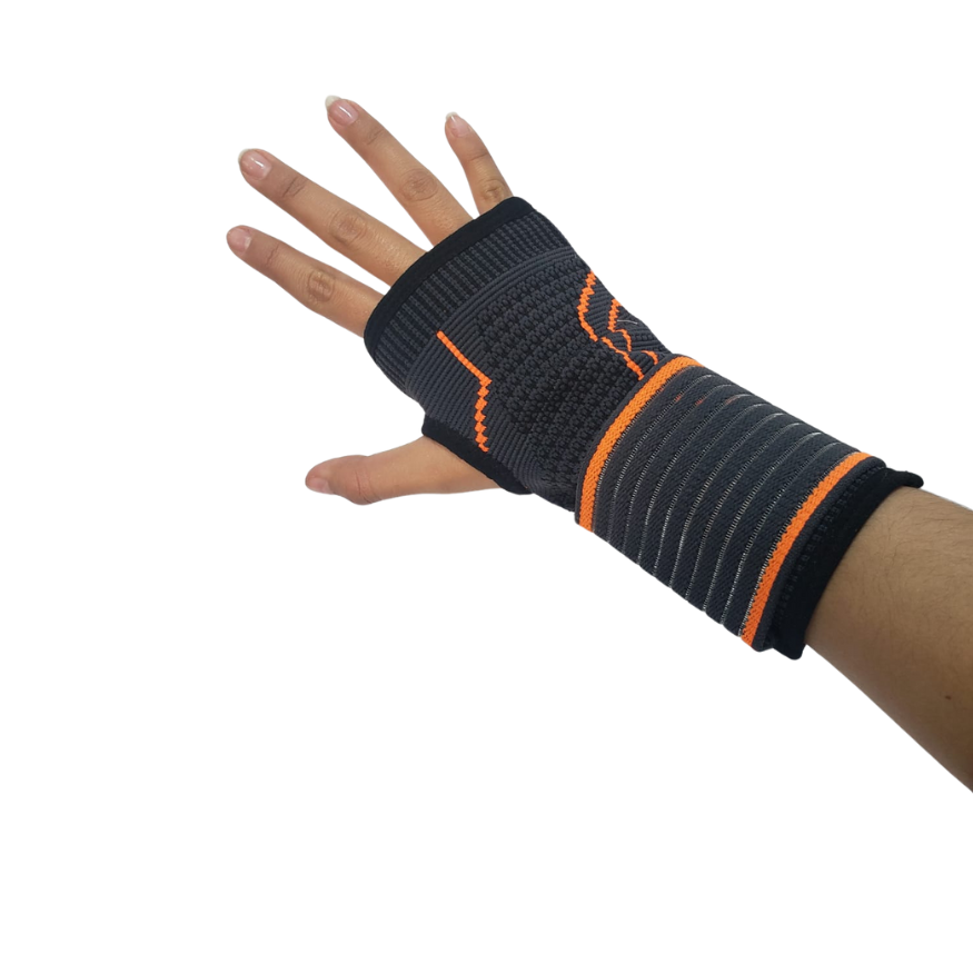 Muñequera Elastica Deportiva Ajustable Compresion