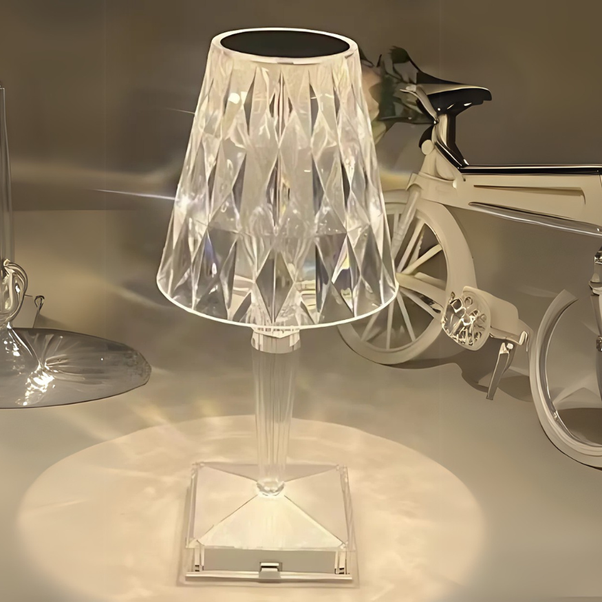 Lámpara De Mesa De Acrlico Forma Lampara